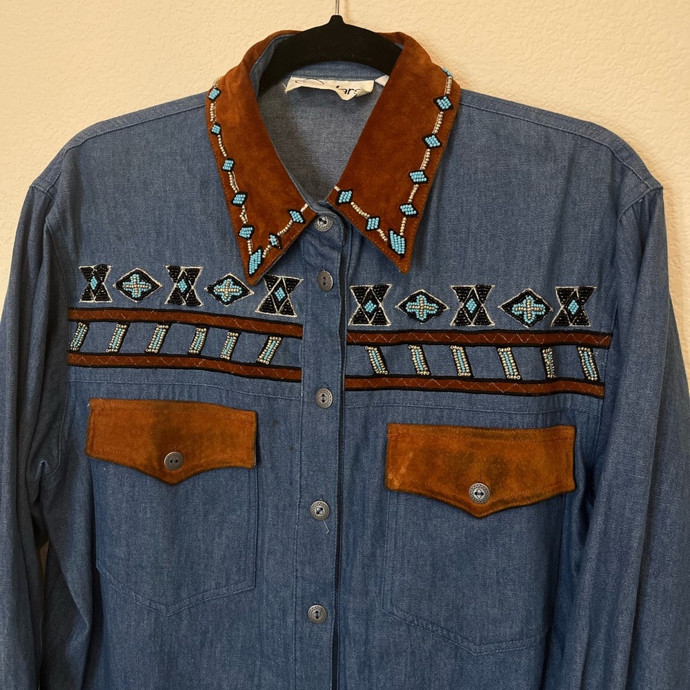 Cedars Vintage Western Button Down - image 2